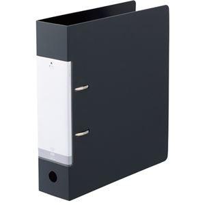 ds-2239993 (まとめ) リヒトラブ リクエストD型リングファイル A4タテ 2穴 650枚収容 65mmとじ 背幅74mm 黒 G2280-24 1冊  (ds2239993)