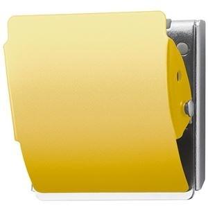 ds-2241234 (まとめ) プラス マグネットクリップ ホールド Lイエロー CP-047MCR 1個  (ds2241234)
