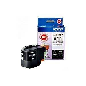 ds-2222620 (まとめ) ブラザー インクカートリッジ ブラック大容量 LC219BK 1個  (ds2222620)