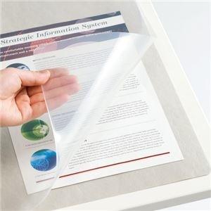 ds-2225816 (まとめ) TANOSEE 再生透明オレフィンデスクマット シングル 1190×690mm 1枚  (ds2225816)