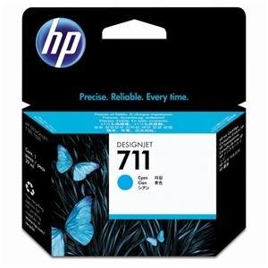 ds-2230728 (まとめ) HP711 インクカートリッジ シアン 29ml 染料系 CZ130A 1個  (ds2230728)