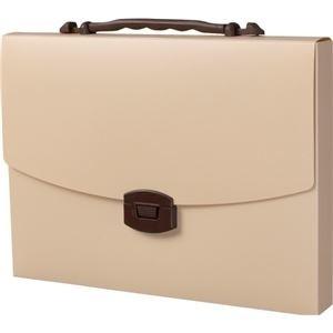 ds-2230972 (まとめ) ライオン事務器 キャリングバッグイロキャリ ミルクティー CA-143MT 1個  (ds2230972)