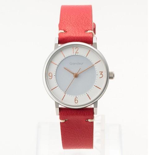 GRANDEUR GSW005W3 グランドールエレガンス レディースソーラーウォッチ イタリアンレザーバンドシリーズ
