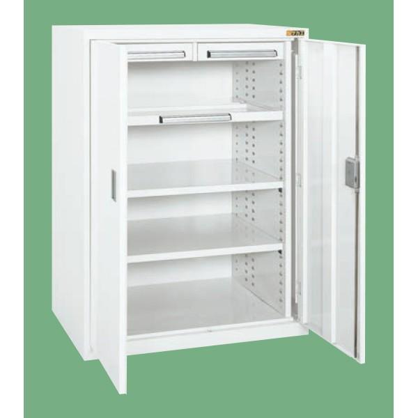 サカエ K-K1001W ミニ工具室(横ケント式)スチール扉タイプ (KK1001W)