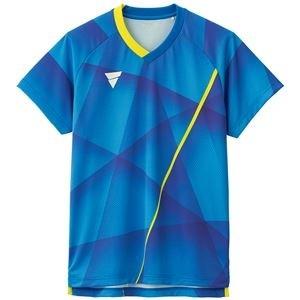 最安価格 男女兼用 V-NGS200 卓球ゲームシャツ VICTAS（ヴィクタス） ds-2287550 ブルー (ds2287550) M その他トレーニング用品
