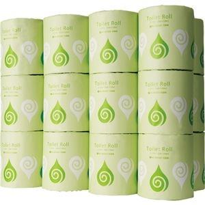 ds-2293973 TANOSEE トイレットペーパー水に流せる芯＆包装紙 シングル 130m 1セット（72ロール：24ロール×3ケース） (ds2293973)