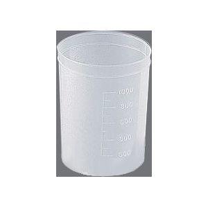 1-4659-16 ディスポカップ(ブロー成形) 1000mL 100個入 (1465916)