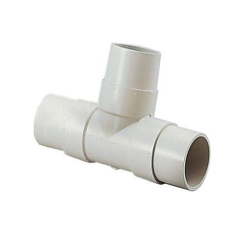 3-4064-15 配管用部品 2連ダクト(中間型) φ50mm用 (3406415)