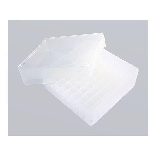 3-5987-01 ストレージボックス HS120034 透明 130×130×47mm 81本収納 HS120034(透明) (3598701)