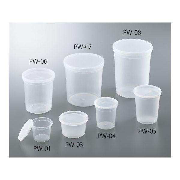 4-781-07 ディスポPPサンプル保存容器 1804mL 50個入 PW-07 (478107)