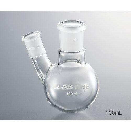 3-6525-02 二つ口フラスコ 250mL 側管摺合 19/38 FG2-0252440-2 (3652502)