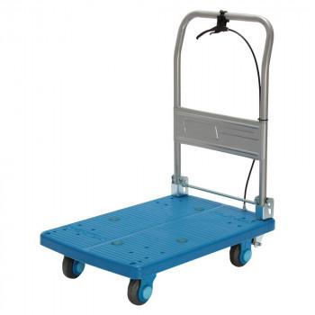 CMLF-1500654 静音台車　ハンドストッパー　ハンドル折りたたみ式　最大積載量150kg　PLA150-DX-HS (CMLF1500654)