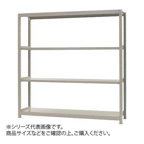 CMLF-1435306 軽中量ラック　耐荷重200kgタイプ　単体　間口1500×奥行600×高さ2400mm　4段　アイボリー (CMLF1435306)