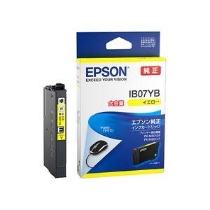 ds-2444774 (まとめ)  EPSON(エプソン) IB07YB インクカートリッジ イエロー 大容量  (ds2444774)