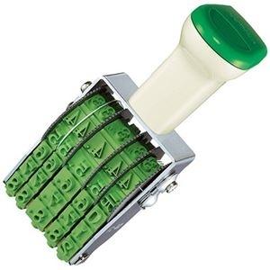 ds-2437496 コクヨ 回転印 欧文日付 2号5連明朝体 IS-D2 1セット(12個) (ds2437496)