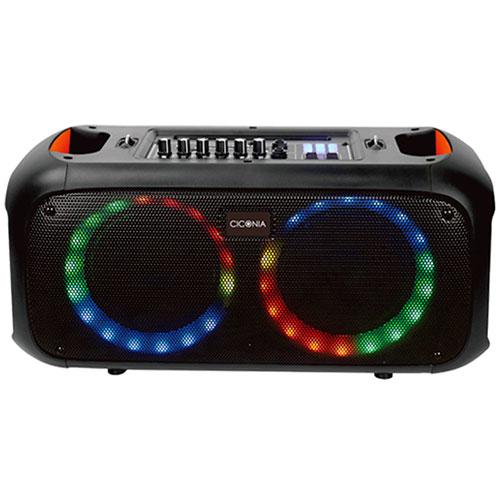 CICONIA CTFE-2060C-BK サークルLEDパーティースピーカー(ブラック