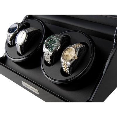 トップ 4本巻 ワインダー GC03-D102BB ロイヤルハウゼン GC03 (GC03D102BB) 腕時計/自動巻き機 ワインディングマシーン D102BB 腕時計用ケース