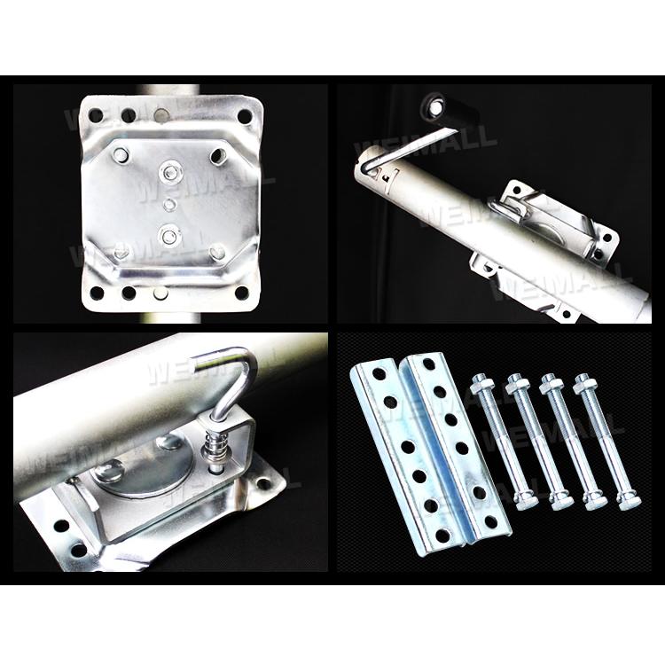 トレーラージャッキ 牽引用 1500LBS Wホイール&タイヤ 680kg ハンド