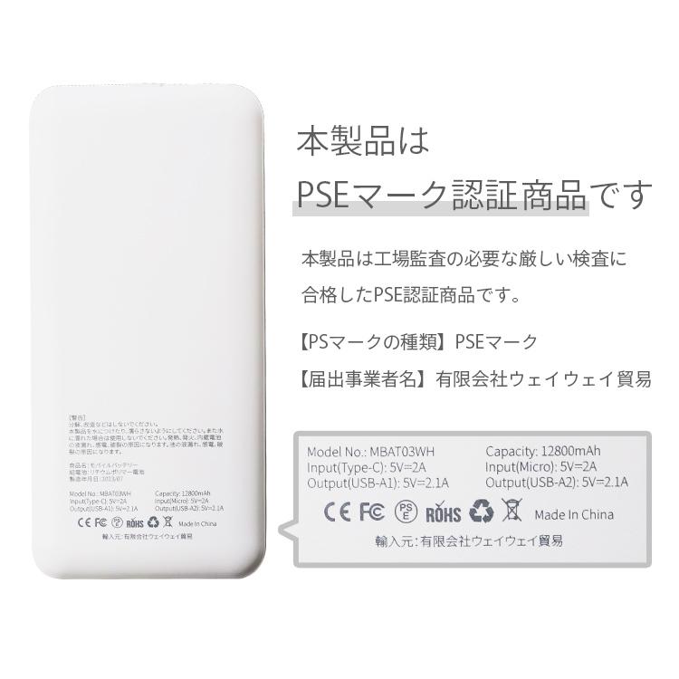 WEIMALL モバイルバッテリー iPhone 大容量 軽量 薄型 おしゃれ 