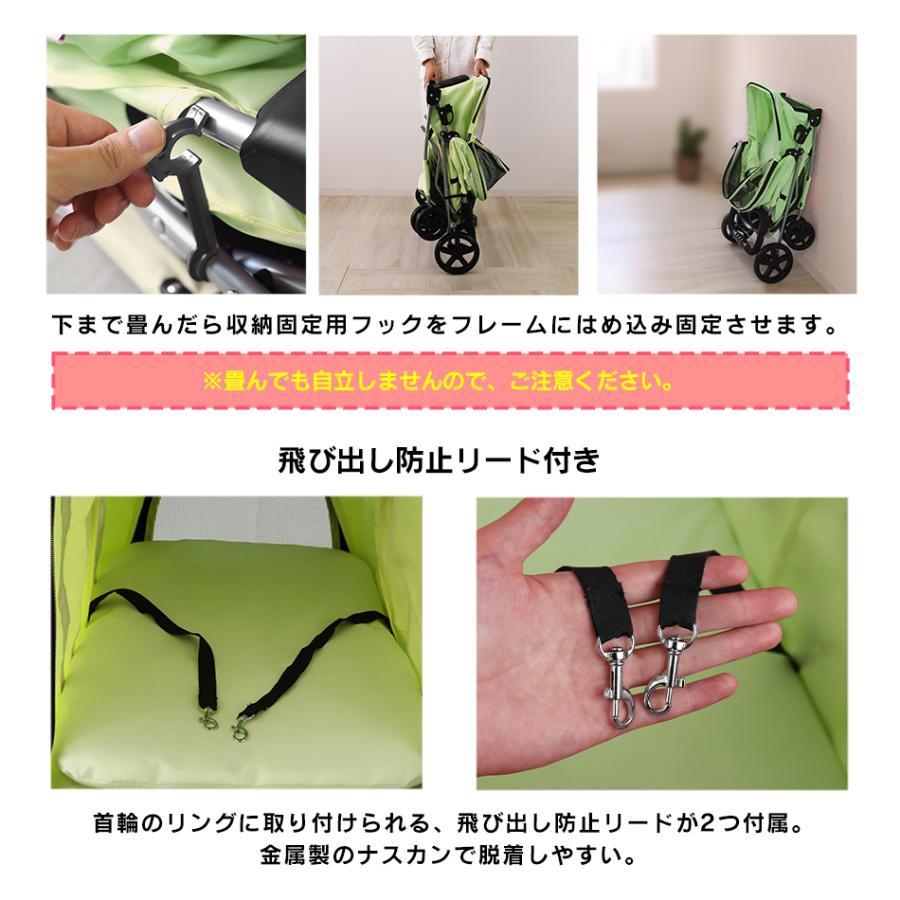 WEIMALL ペットカート 軽量 折りたたみ コンパクト 小型犬 中型