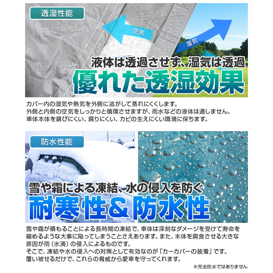 WEIMALL ボディカバー 車カバー カーカバー Mサイズ 裏起毛 軽 WEIMALL ボディカバー 車カバー カーカバー Mサイズ 裏起毛 軽