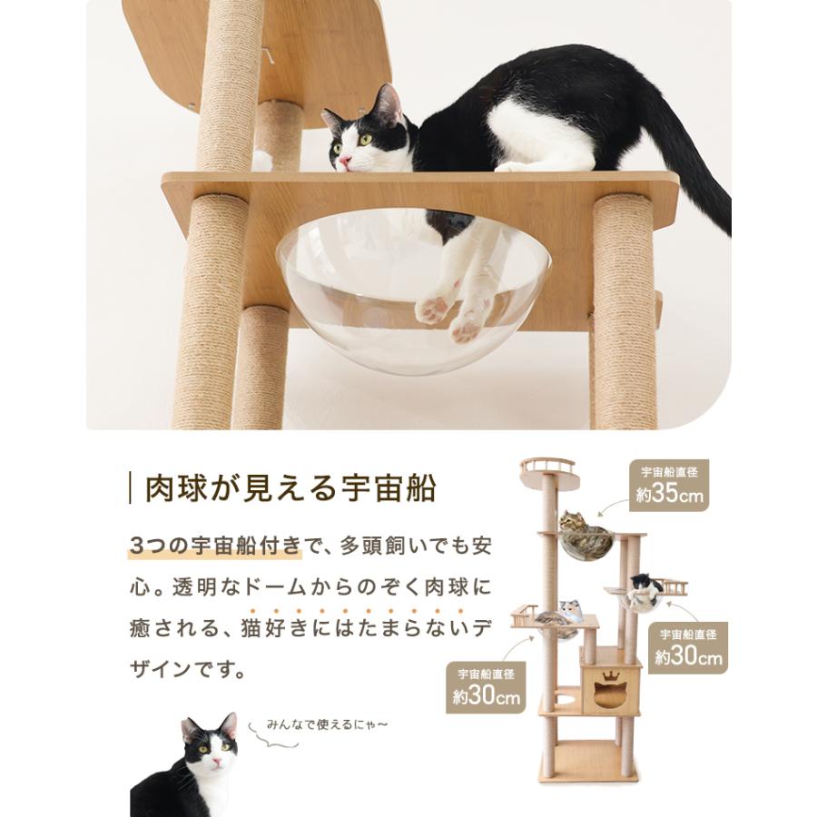 早い者勝ちです‼️最終値下げ‼️キャットタワー 木製 スリム 宇宙船 据え置き 厚さを増した板材 キャットハウス つめとぎ 猫 大型猫用 Amazon | キャットタワー 木製 スリム 宇宙船 据え置き 厚さを増した