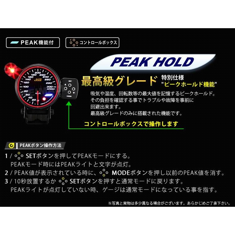AUTO GAUGE（オートゲージ） スピードメーター 80Φ エンジェルリング