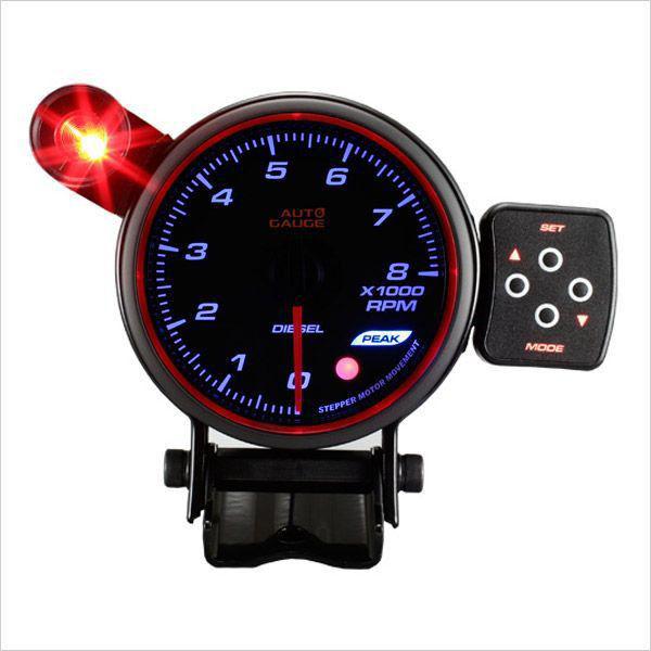 AUTO GAUGE（オートゲージ） タコメーター 80Φ 0〜8000RPM エンジェル 