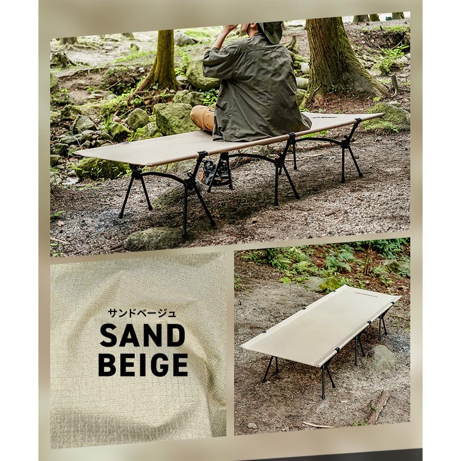 キャンバス製折りたたみコット ベージュ 楽天市場】TIMBER RIDGE キャンプベッド 折りたたみ コット 一体式