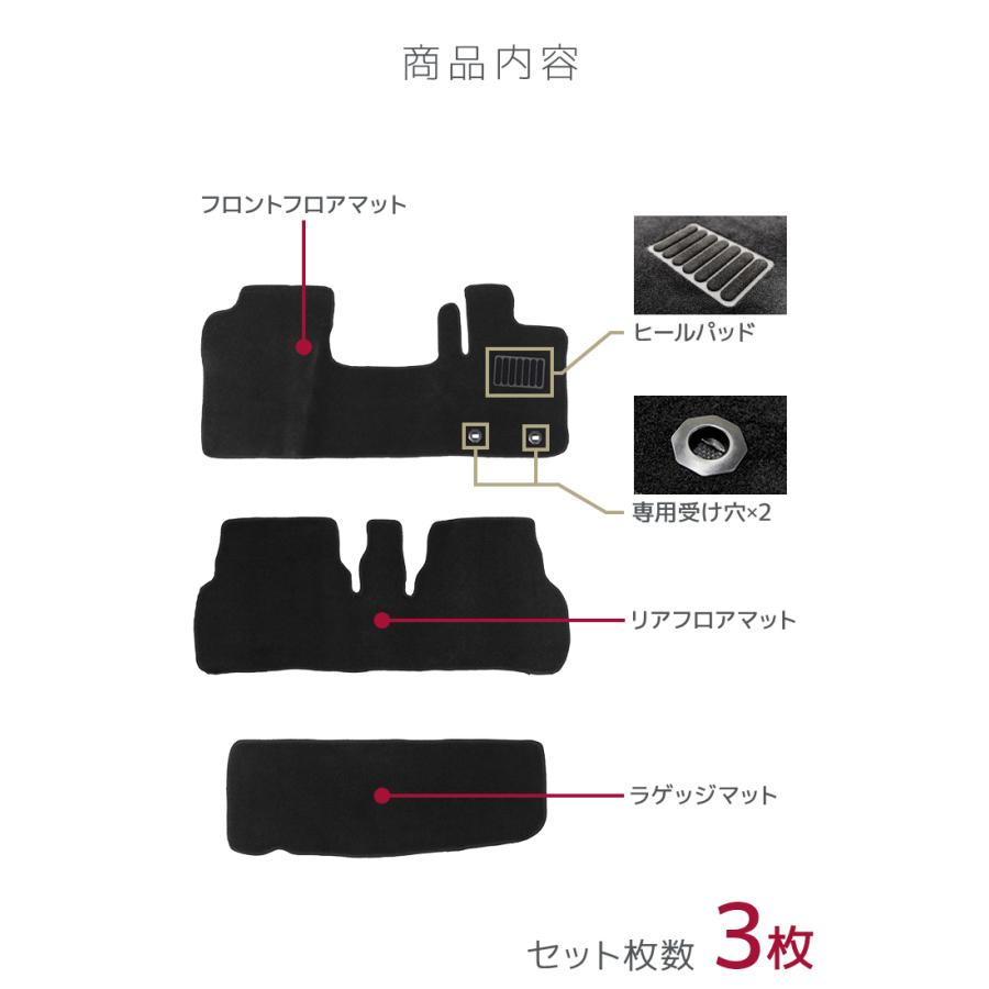 ムーヴ ダイハツ ムーヴカスタム フロアマット ムーブ LA100S LA110S