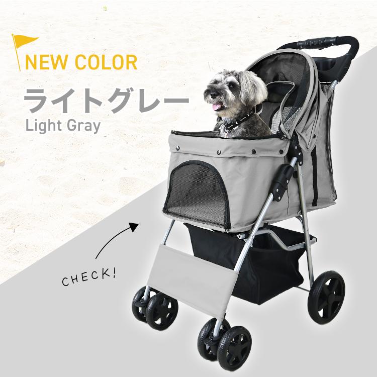 WEIMALL ペットカート 軽量 折りたたみ 多頭 小型犬 中型犬 4輪