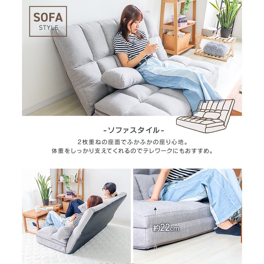 WEIMALL（ウェイモール） ソファーベッド 2人掛け ソファベッド ロー