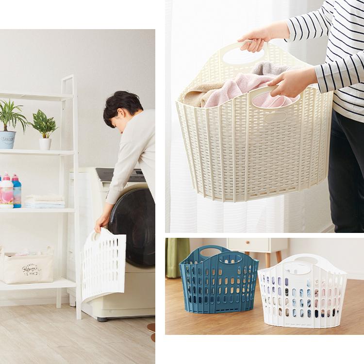 WEIMALL（ウェイモール） ランドリーバスケット 洗濯かご 折りたたみ