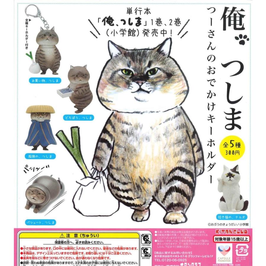 俺 つしま つーさんのおでかけキーホルダー 全5種フルコンプ ガチャ Kit072 たぬき オンラインショップ 通販 Yahoo ショッピング