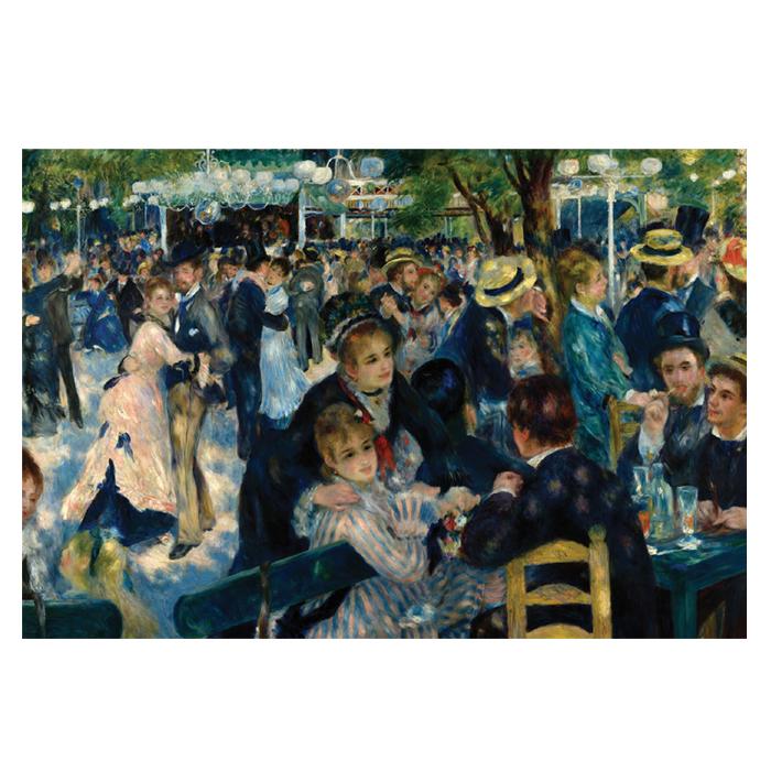 ポストカード ムーラン・ド・ラ・ギャレットの舞踏会 ルノワール 世界の名画 絵画 おしゃれ 絵はがき メッセージカード インテリア 贈り物 プレゼント | 