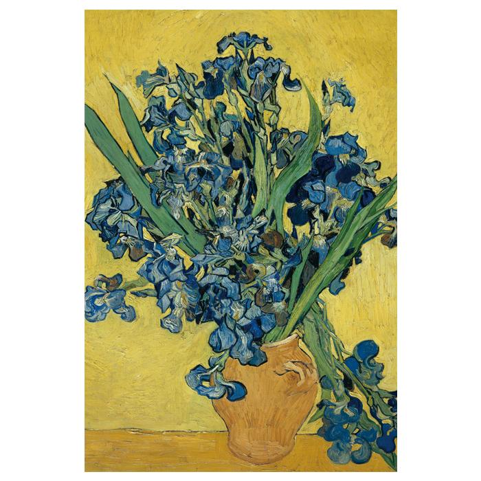 ポストカード アイリス ゴッホ 世界の名画 オランダ フランス 絵画 花 絵はがき 絵ハガキ メッセージカード インテリア 贈り物 プレゼント | 