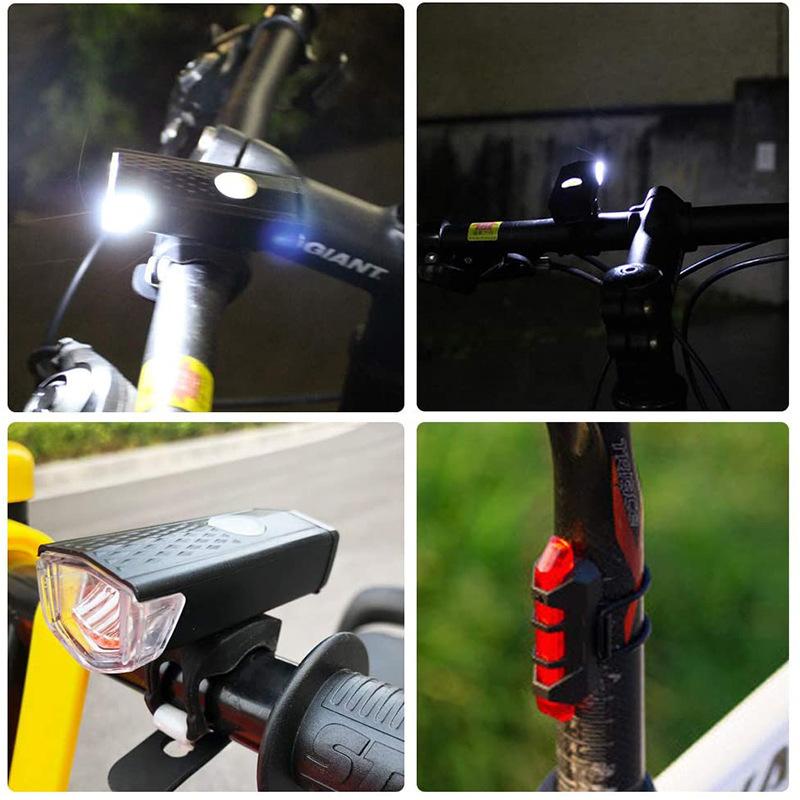 自転車　ライト　USB充電式　軽量コンパクト　ヘッドトライト　テールライト　簡単取り付け |  | 10