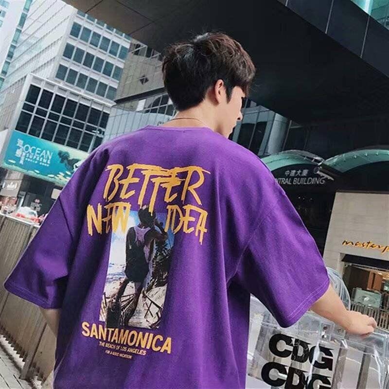 メンズtシャツ半袖 韓国ストリート バックプリント Tシャツ メンズ Tシャツ ゆったり 大きめ 韓国 しっかり オーバーサイズ Tanuuuu1006 Tanuuuu 通販 Yahoo ショッピング