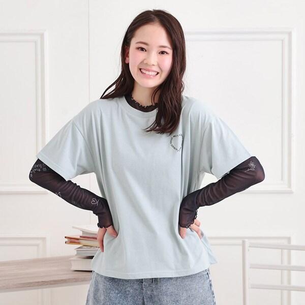 PINK-latte 40%OFFセール ジュニアサイズ 子供服 女の子 半袖 T