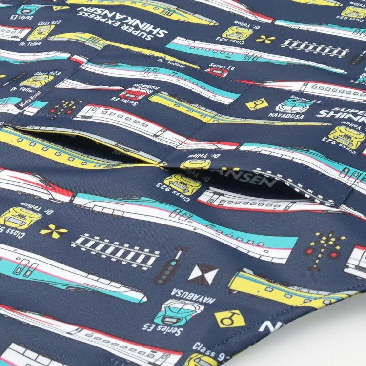 Kids Foret（キッズフォーレ） 送料無料 JR新幹線 電車柄 エプロン