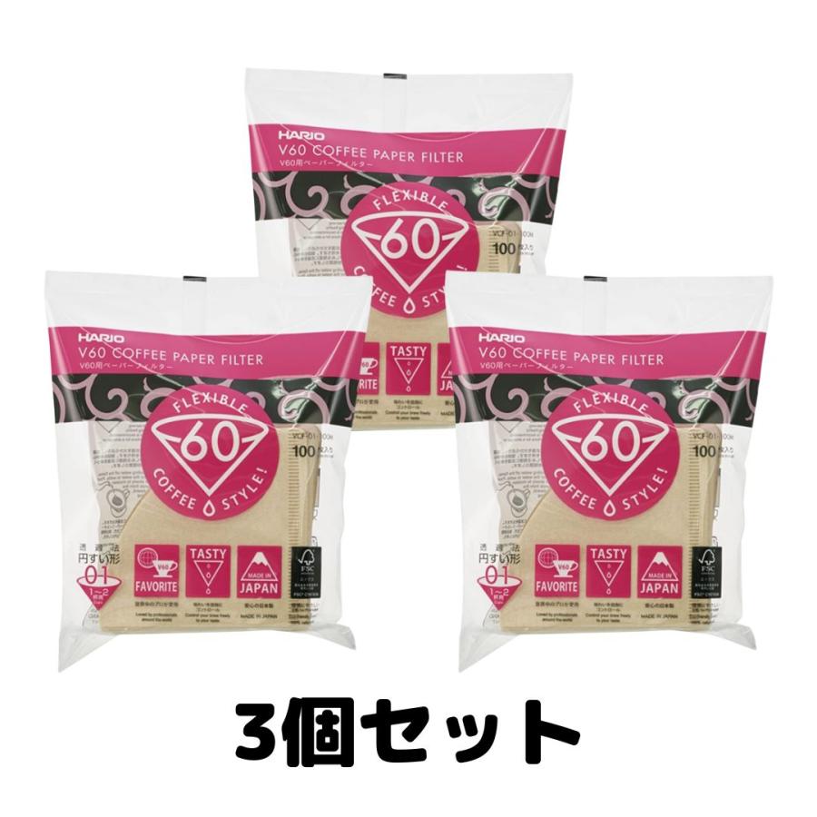 ハリオ V60用 ペーパーフィルター 100枚入り 3袋 HARIO 01M みさらし 1~2杯用 コーヒーペーパーフィルター VCF-01-100M :a-4977642723344-003:TAO商店 - 通販 - Yahoo!ショッピング ハリオ V60用 ペーパーフィルター 100枚入り 3袋 HARIO 01M みさらし 1~2杯用 コーヒーペーパーフィルター VCF-01-100M :a-4977642723344-003:TAO商店 - 通販 - Yahoo!ショッピング