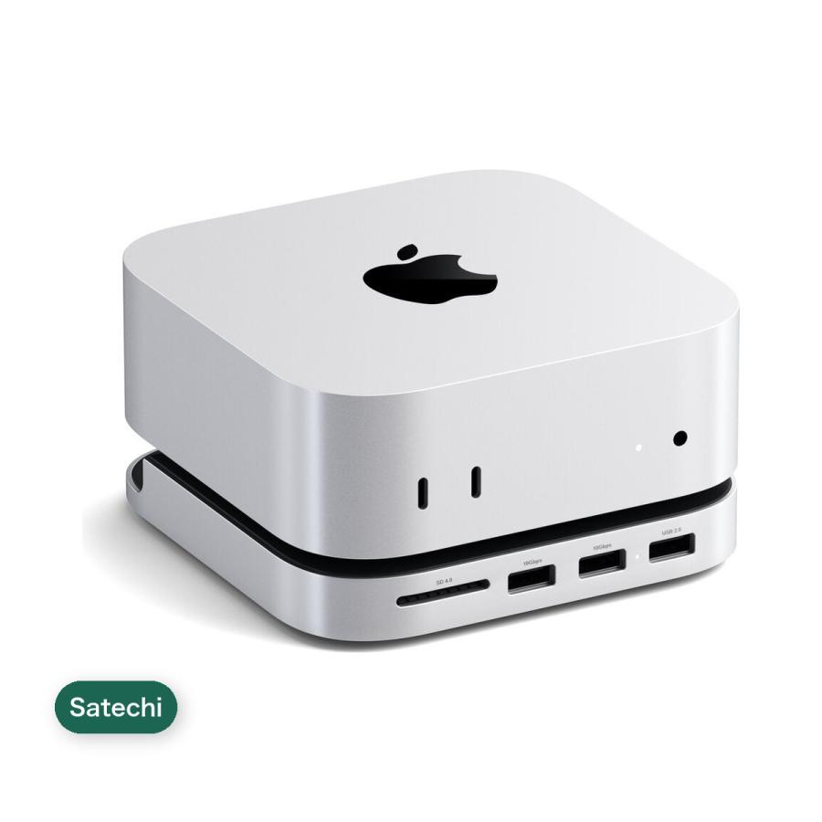 Satechi Mac Mini M4 スタンドハブ with SSD Enclosure