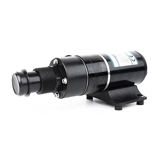 iFormosa 汚水ポンプ ストレートコネクタ 24V 45L/min 下水 ゴミ 浄化槽 ポンプ ディスポーザー内蔵 IF-24VMP4500