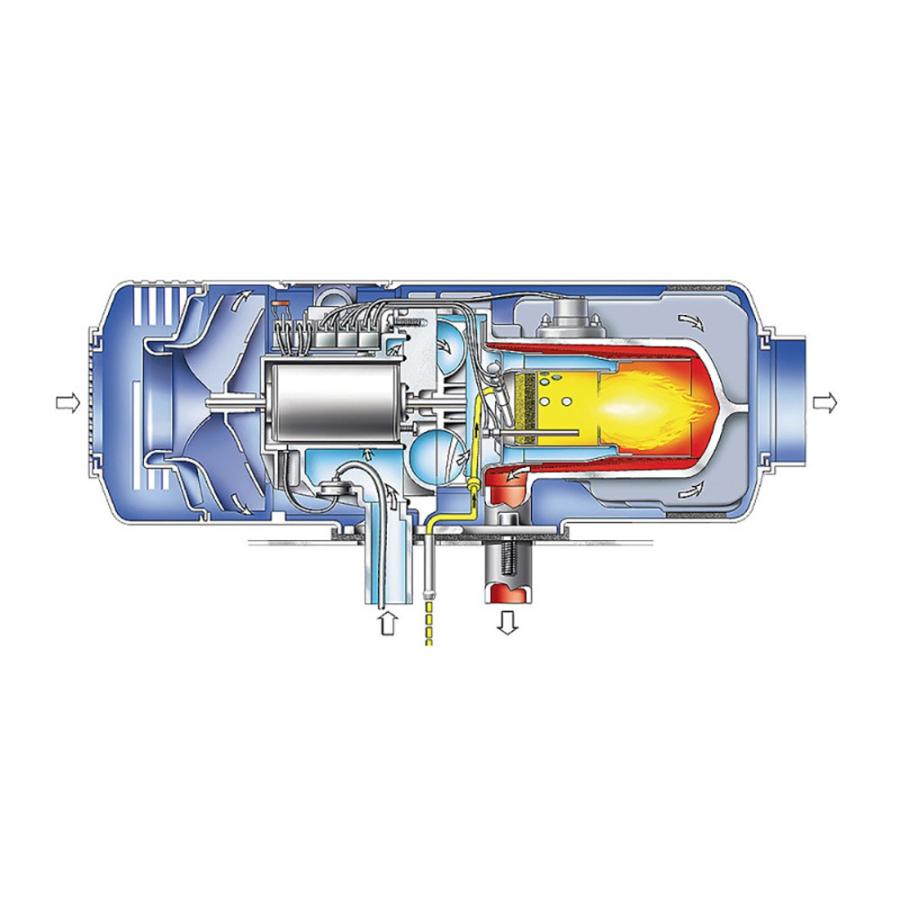 iFormosa 2.2KW 24V 軽油（灯油） ディーゼル車用 エア パーキング ヒーター（船舶、トラック、バン、キャンピングカー、バス等）FFヒーター【返品不可】｜taobaonotatsujinpro｜02