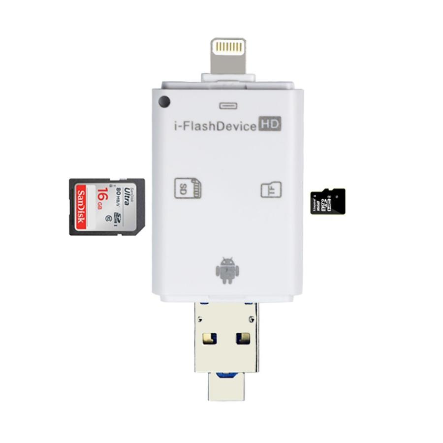 iFormosa iPhone iPad Android カードリーダー Lightning OTG USBメモリー i-FlashDevice microSD SDカード｜taobaonotatsujinpro