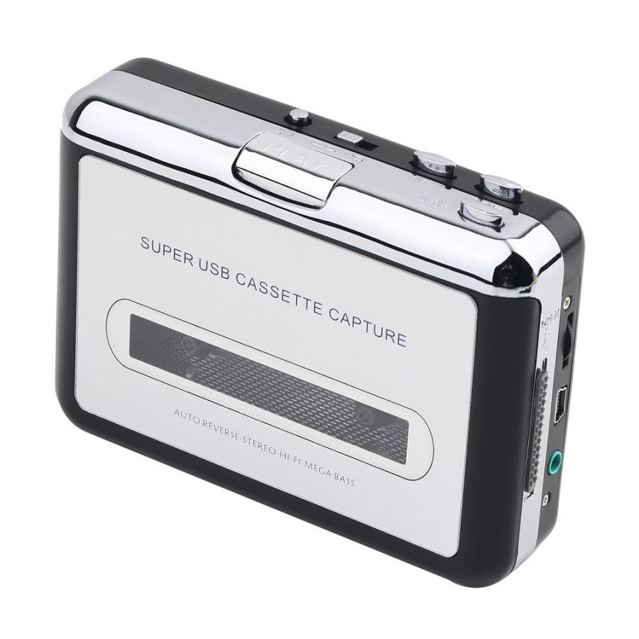 iFormosa ポータブル USB カセットテープ MP3 プレイヤー レコーダー