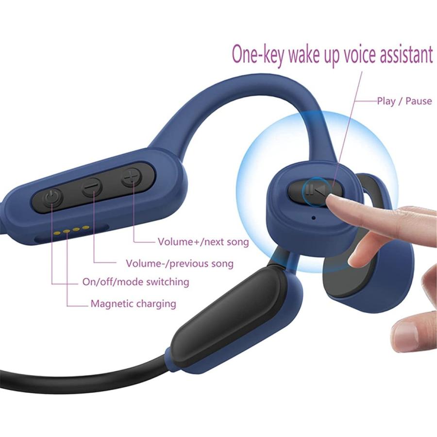 iFormosa 骨伝導 ワイヤレス イヤホン Bluetooth 5.0 IPX8 防水 IF-K8