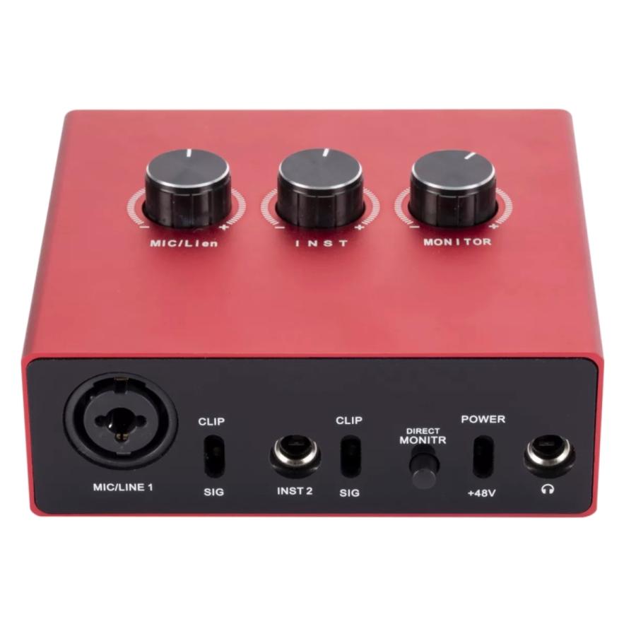 iFormosa USB オーディオ インターフェイス 1x XLR/TRS 1/4