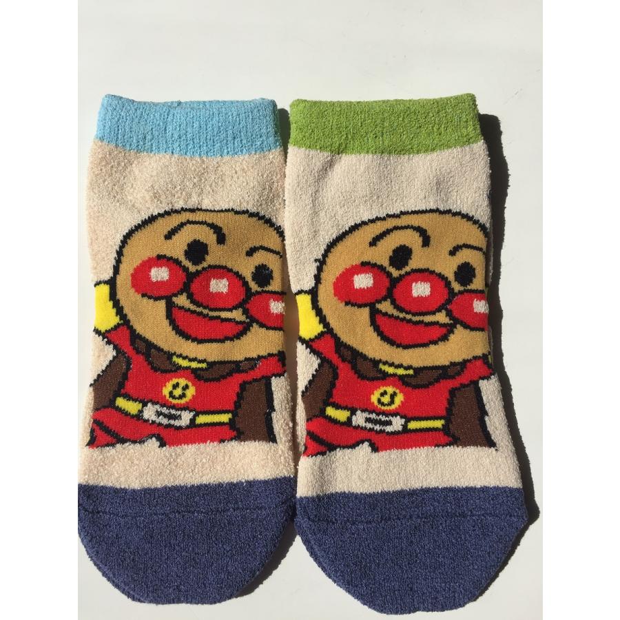アンパンマン 2柄セット レディースソックス スニーカー丈 23〜25cm