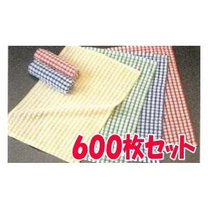 ワッフルチェックおしぼり 600枚 まとめ買い